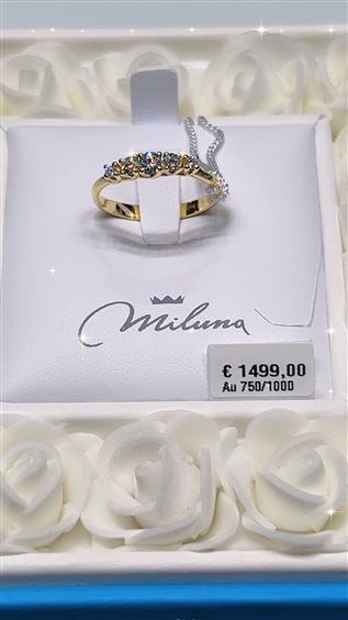 Anello Miluna Donna in Oro bianco Diamante 0.58 Ct LID3651G-036 - LID3651G-036